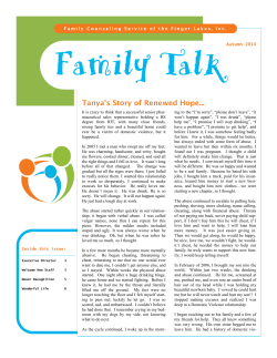 Tanya`s Story of Renewed Hope
