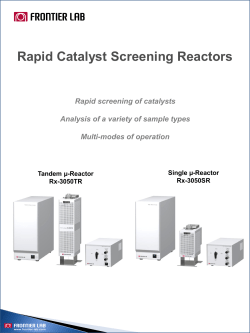 Tandem Micro-Reactor