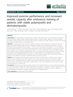 Improved exercise performance and increased aerobic capacity