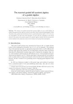 The maximal graded left quotient algebra of a graded algebra1
