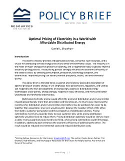 Optimal Pricing of Electricity in a World with Affordable Distributed