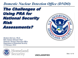 Michele DeCroix (DNDO)