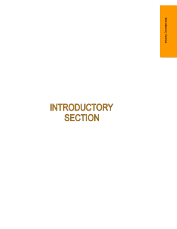 Introductory Section