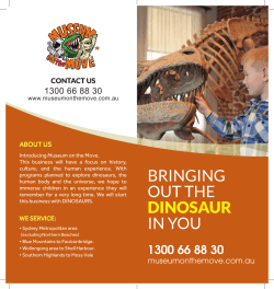 Bringing out the dinosaur in you