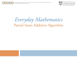 Everyday Mathematics