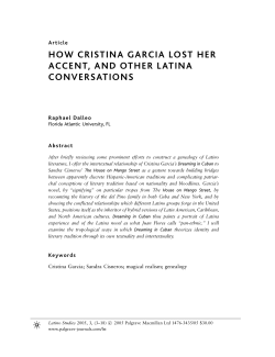how cristina garcia lost her accent, and other latina conversations