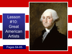 Great American Artists - Calvary Lutheran School