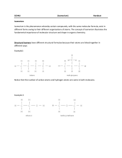 Isomerism - Kris Reddy