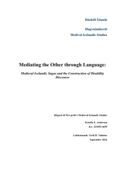 Mediating the Other through Language
