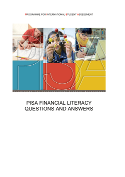 pisa financial literacy questions and answers