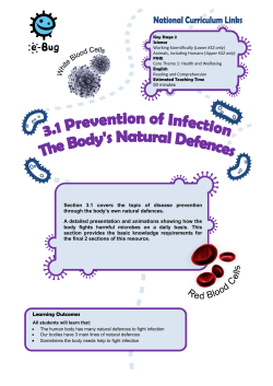 Learning Outcomes - e-Bug