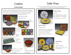 Dinner Plates ~ Square Plates ~ Salad Plates ~
