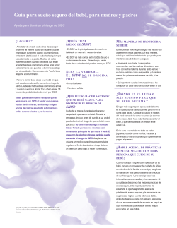 A Parent s ` Guide to Safe Sleep