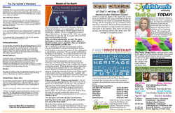 TODAY! - First Protestant Church