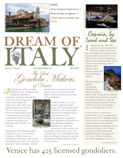 Gondola Makers - Dream of Italy
