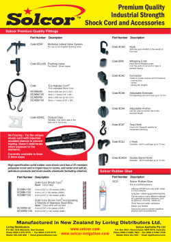 Solcor Brochure A4 double sided 2009 with clips no