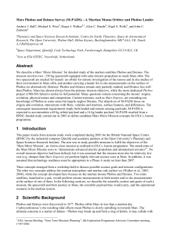 Mars Phobos and Deimos Survey (M