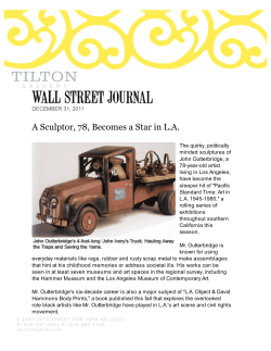 A Sculptor, 78, Becomes a Star in LA