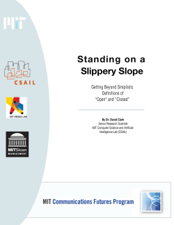 Standing on a Slippery Slope: Getting Beyond Simplistic Definitions of