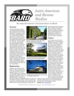 Latin American and Iberian Studies