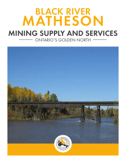 mining supply in black river–matheson