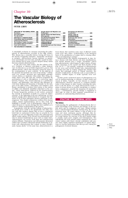 The Vascular Biology of Atherosclerosis