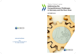 Addressing the Competitiveness Challenges in Germany and the