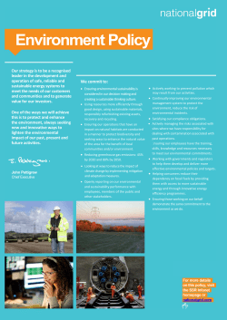 Environment Policy