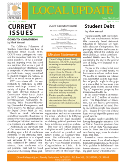 April - Citrus College Adjunct Faculty Federation