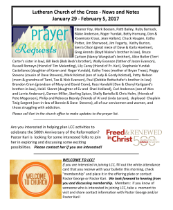 News and Notes January 29 - February 5, 2017