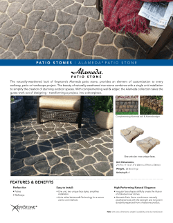 alameda &reg; patio stone - Keystone Retaining Walls