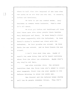 1 there to tell happened if she knew what 2 going