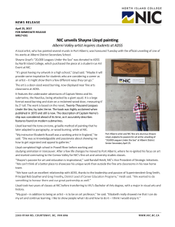 NIC Unveils Shayne Lloyd Artwork