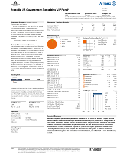 Franklin US Government Securities VIP Fund CL 1