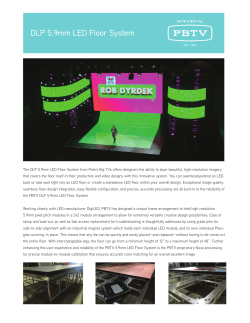 DLP 5.9mm LED Floor System