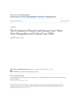 The Evolution of Search-and-Seizure Law