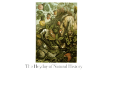 Heyday of Natural History