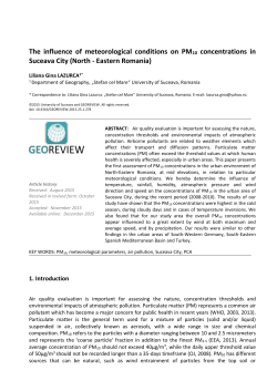 Morphometrical analysis of glacial landforms in the
