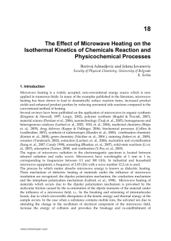 The Effect of Microwave Heating on the Isothermal