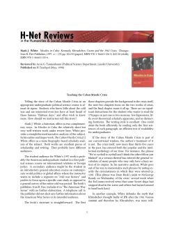 Teaching the Cuban Missile Crisis - H-Net