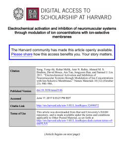Electrochemical activation and inhibition of neuromuscular systems