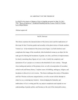 The Thesis - Oregon State University