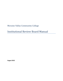 Institutional Review Board (IRB) Guide