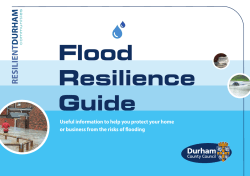 Guide to flooding - Durham County Council