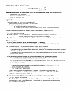 polynomial polynomial lead coefficient of numerator y = lead