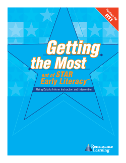 STAR Early Literacy - Reddingschools.net