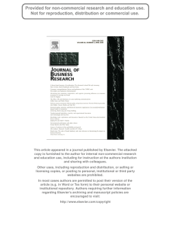 This article appeared in a journal published by Elsevier