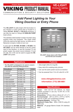 Product Manual - Viking Electronics