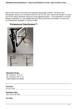 Basketball Hoop SlamSystem&trade; - Sport Court&reg; Builders of Texas
