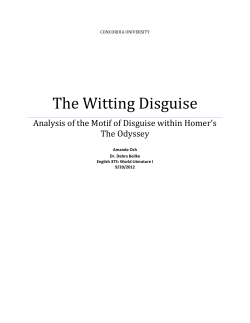 The Witting Disguise